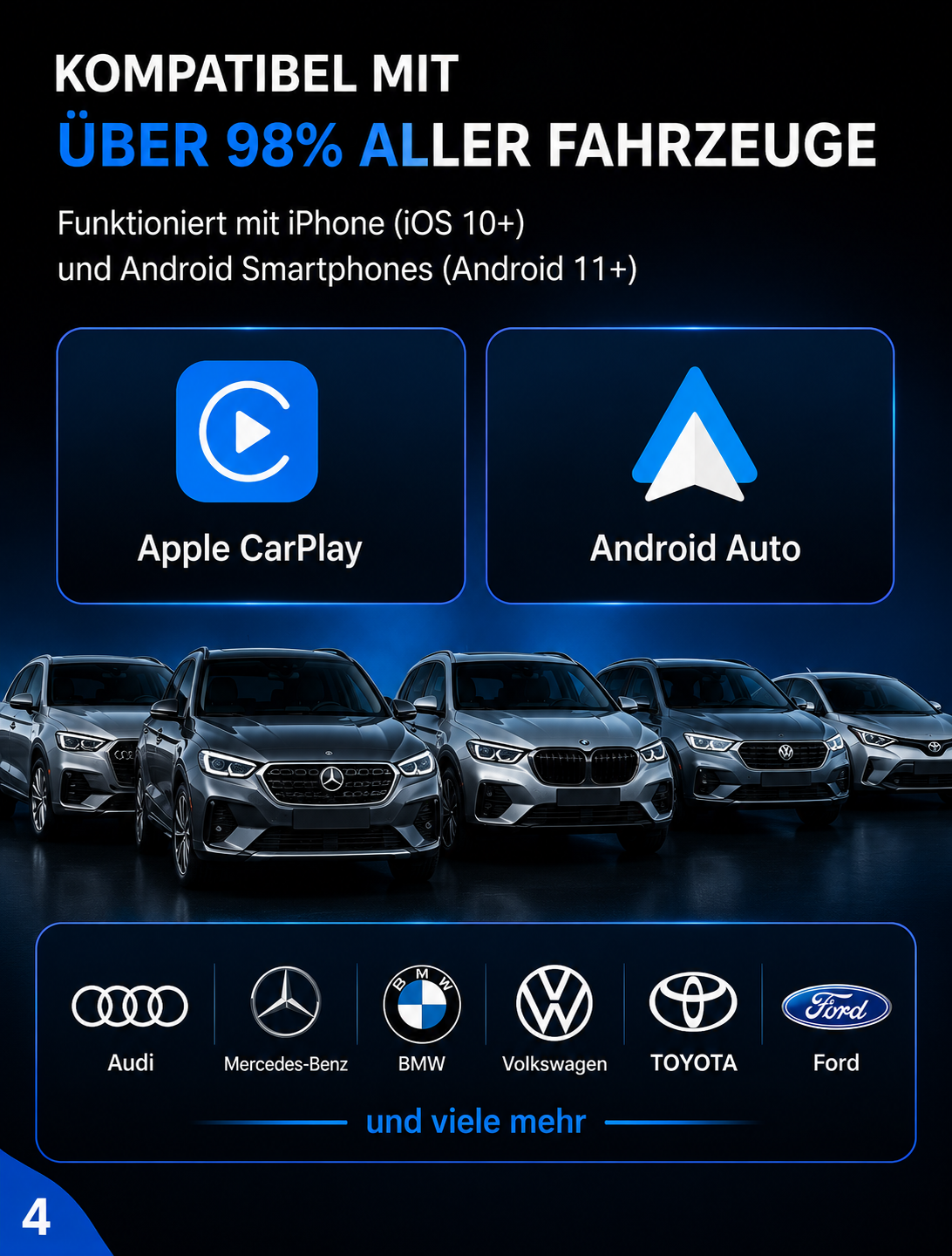 DriveNova Wireless CarPlay & Android Auto Adapter