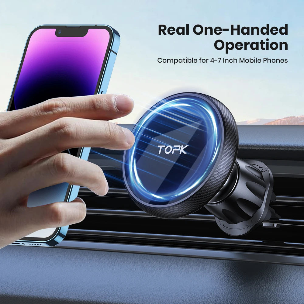 DriveNova Magnetic MagSafe Car Mount Pro – Ultra Strong Phone Holder
