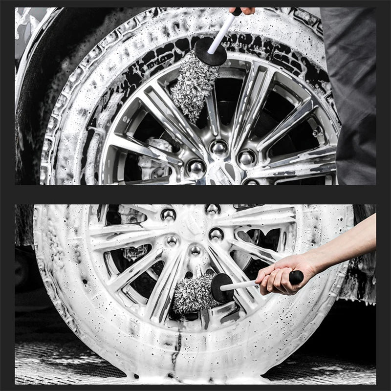 DriveNova™ Premium Mikrofaser-Felgenbürste