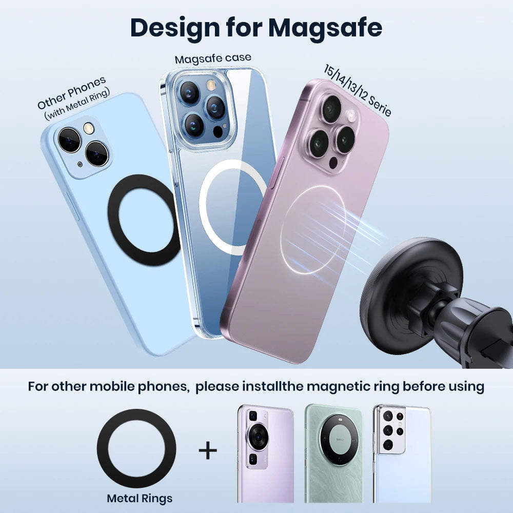 DriveNova Magnetic MagSafe Car Mount Pro – Ultra Strong Phone Holder