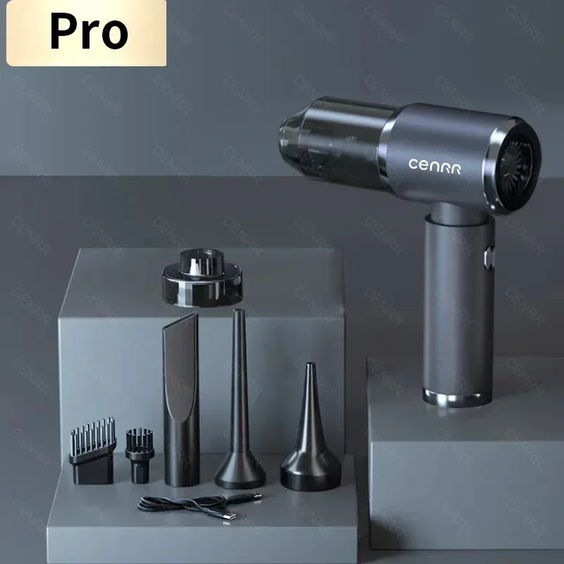 DriveNova Premium Akku-Autostaubsauger 4-in-1 | Saugen & Blasen
