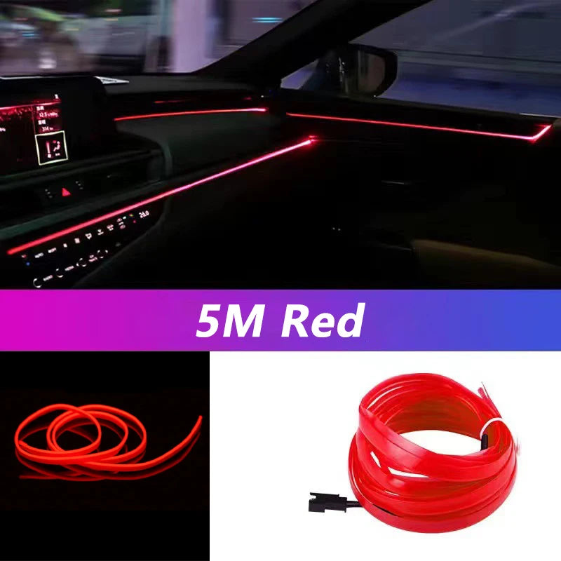 DriveNova LED-Innenraumbeleuchtung 5M – RGB Ambientebeleuchtung mit USB & Fernbedienung