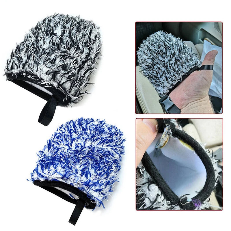 DriveNova™ Premium Mikrofaser-Autowaschhandschuh – Ultraweich & Kratzfrei