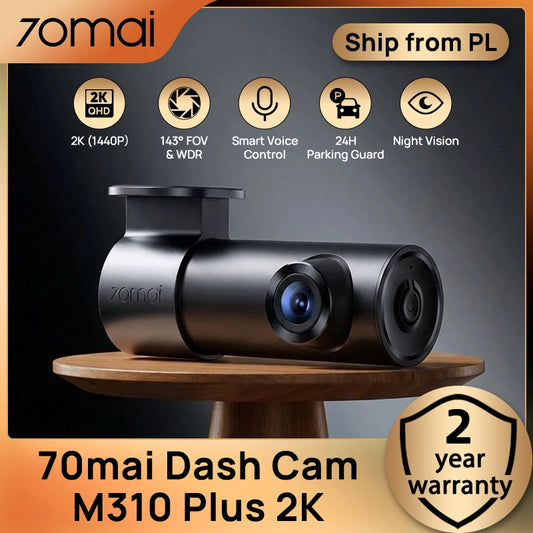 DriveNova™ 70mai M310 Plus 2K Dashcam – WLAN, Nachtsicht & Parküberwachung