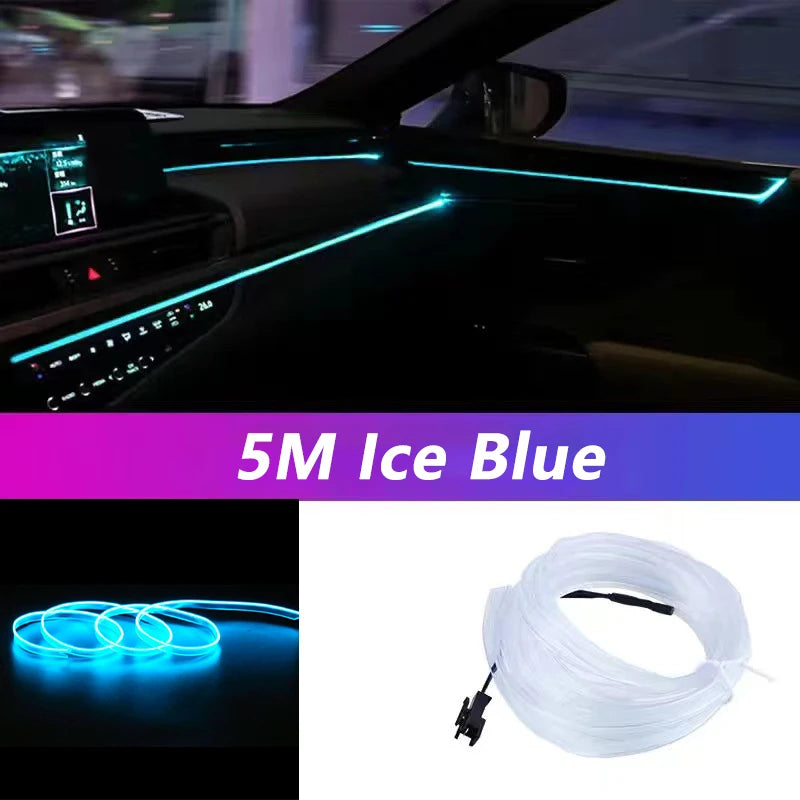 DriveNova LED-Innenraumbeleuchtung 5M – RGB Ambientebeleuchtung mit USB & Fernbedienung