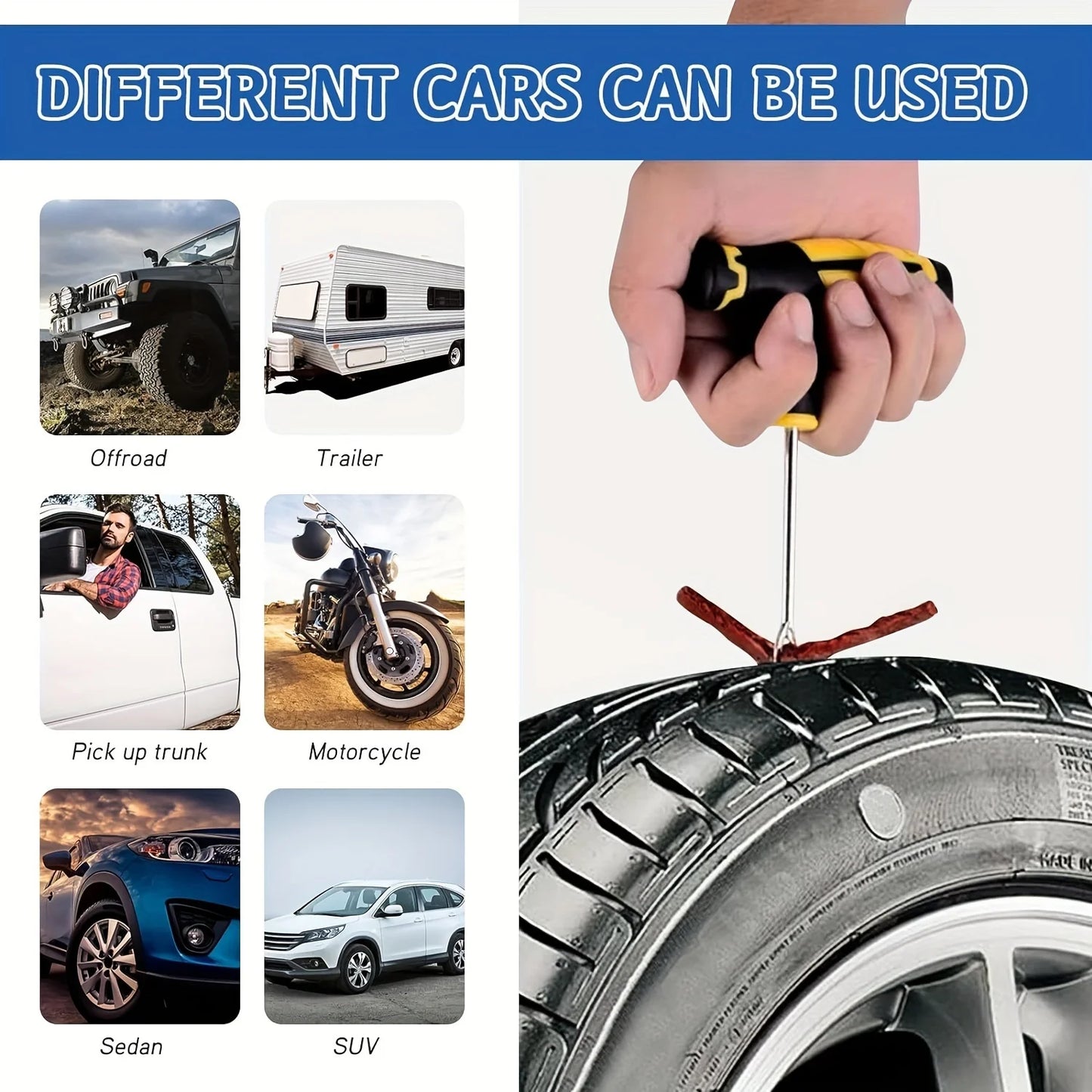 DriveNova Reifenreparaturset Pro