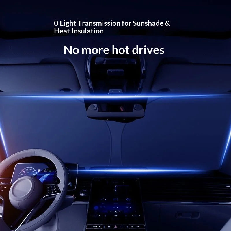 DriveNova Premium Frontscheiben-Sonnenschutz | Faltbarer UV- & Hitzeschutz