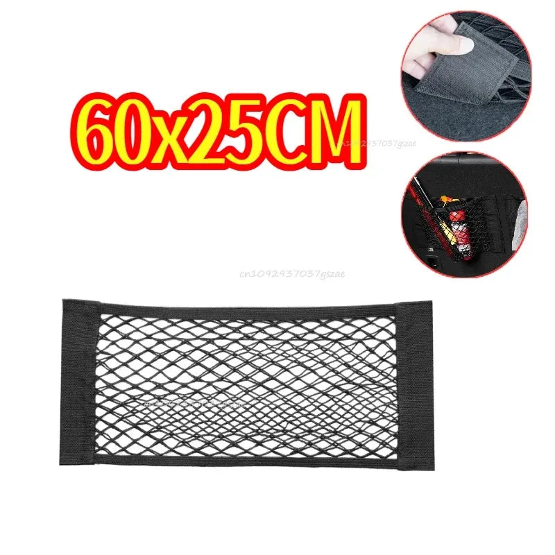 DriveNova Kofferraumnetz 60×25 cm – Elastischer Organizer